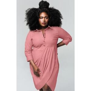 knee length dresses for ladies Islet Button-Down Linen Maxi Dress main image 0